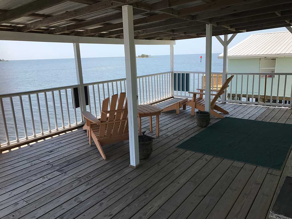 Waterfront Deck View - Florida Vacation Rentals - Horseshoe Beach Real Estate - Tammy Bryan