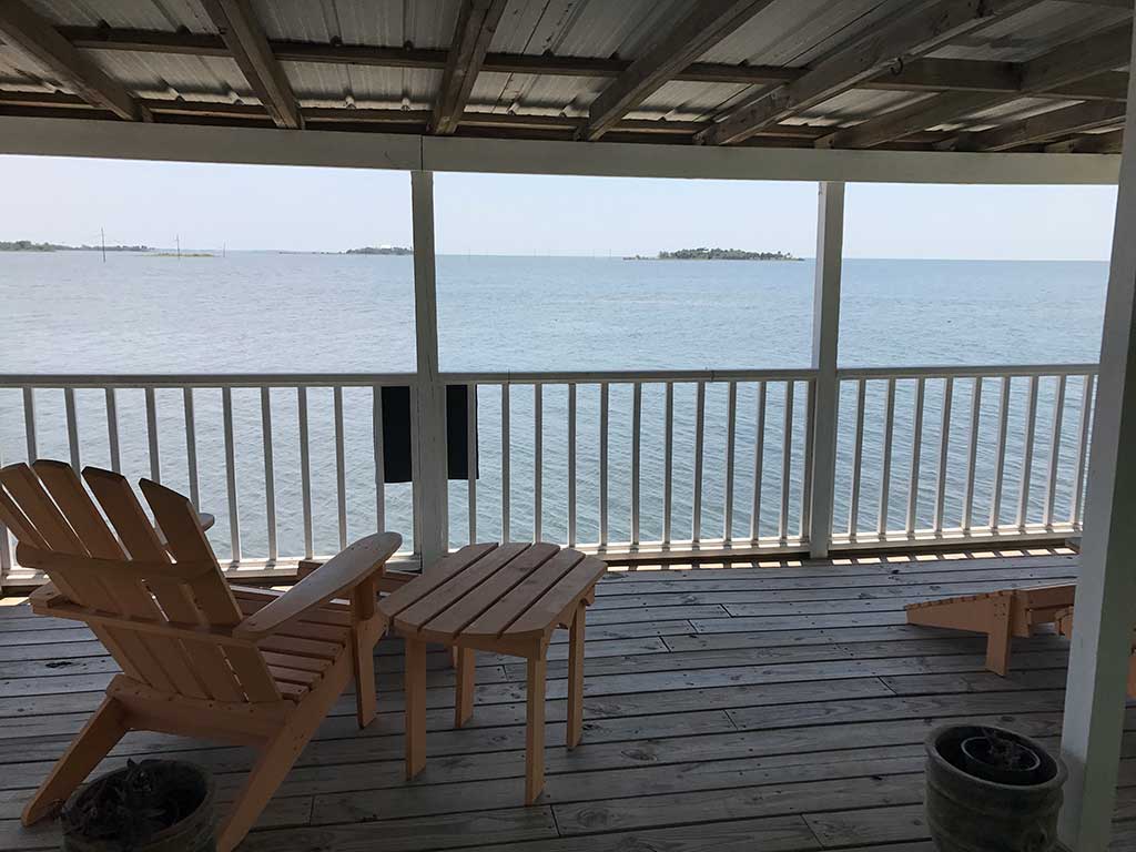 Waterfront Deck View - Florida Vacation Rentals - Horseshoe Beach Real Estate - Tammy Bryan