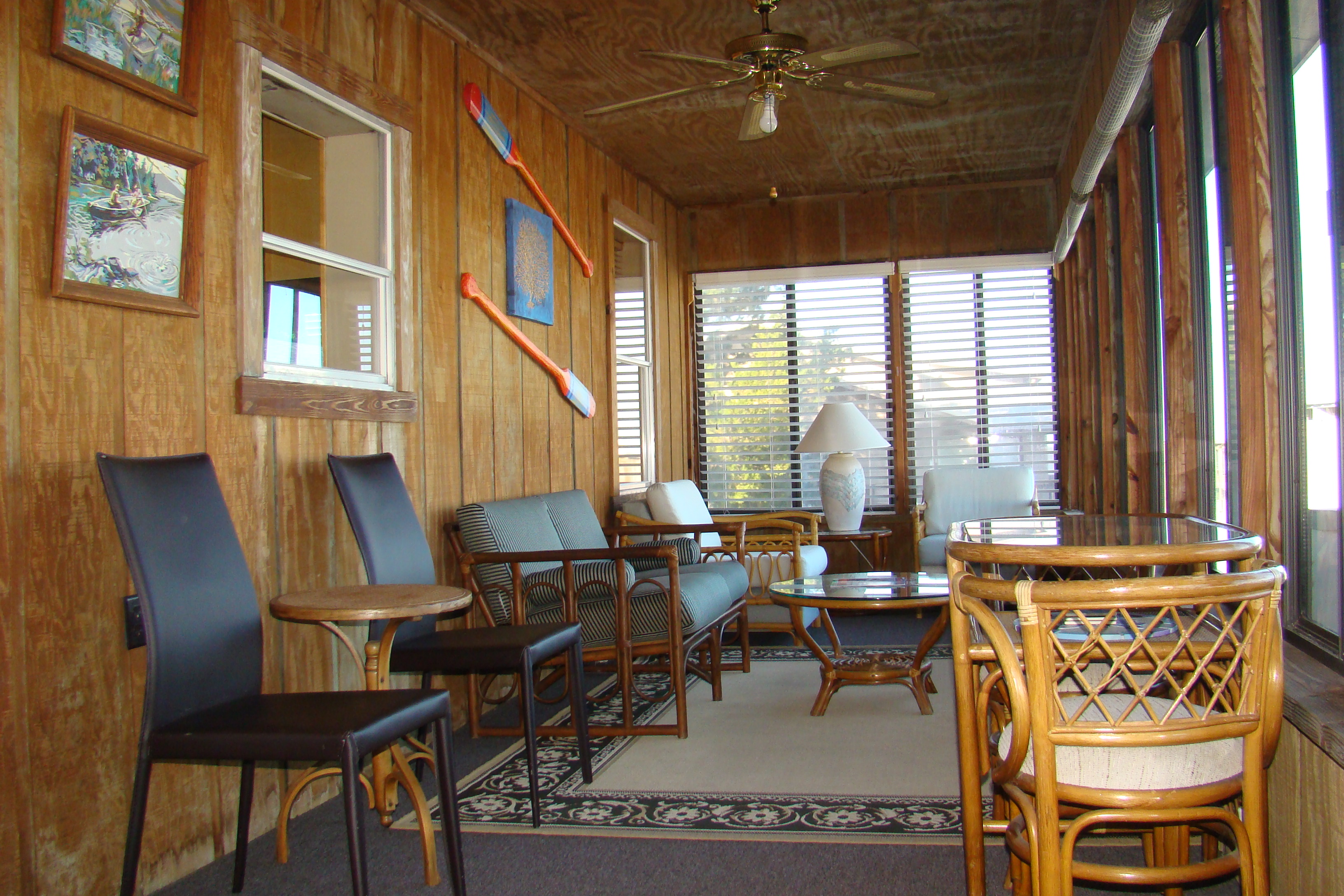 Enclosed Porch Waterfront View - Florida Vacation Rentals - Horseshoe Beach Real Estate - Tammy Bryan
