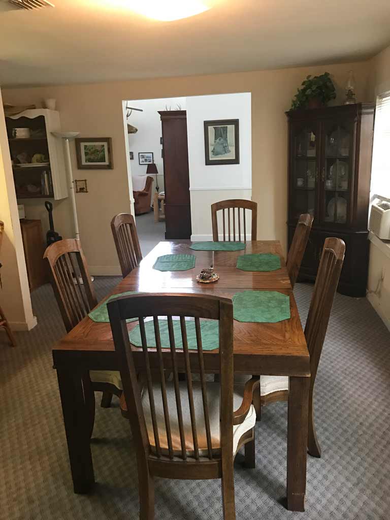 Dining Area View - Florida Vacation Rentals - Horseshoe Beach Real Estate - Tammy Bryan