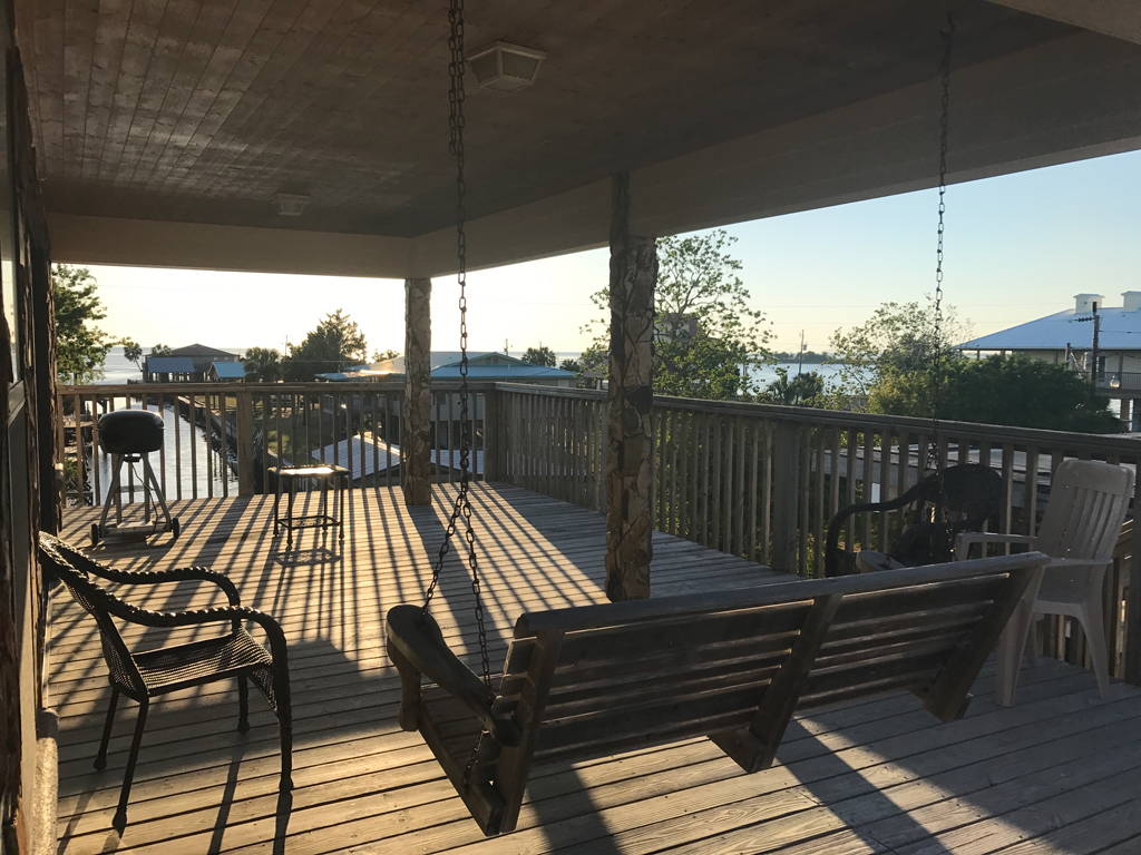 Deck Waterfront View - Florida Vacation Rentals - Horseshoe Beach Real Estate - Tammy Bryan